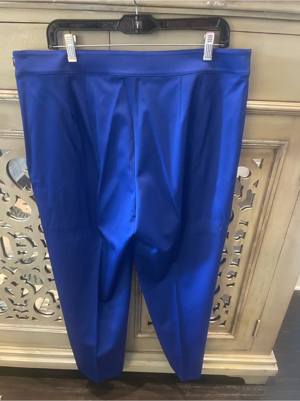 St. John Cobalt Blue Ponte Stretch Trousers - Picture 2 of 5